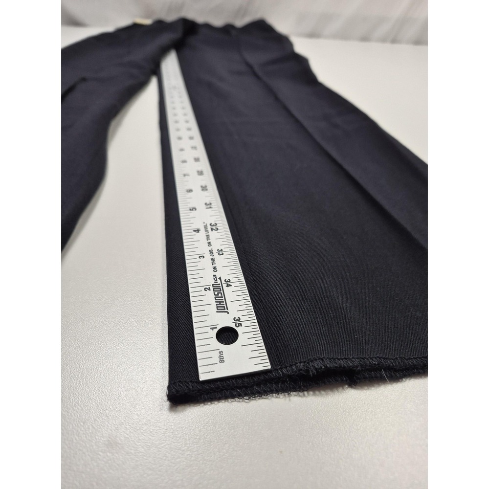 MIKO DAVIZZO Dress Pants Mens 34x36 Blue Wool Pleated Straight Unhemmed NWT - Picture 9 of 11